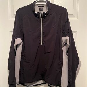 Nike Men's Black and Gray Windbreaker